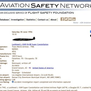 Folge 230: OTD 30JUN56 TWA Flug 2 / United