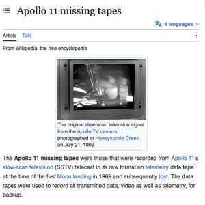 Folge 232: The Missing Apollo 11 Tapes