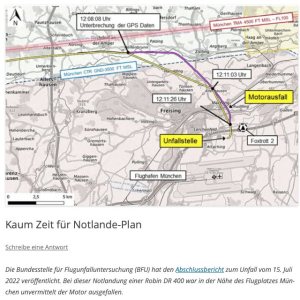 Kapitelbild: Unfall einer DR 400/140B 2022