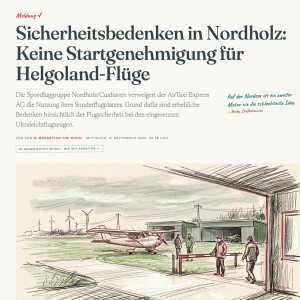 Folge 238: Sicherheitsbedenken in Nordholz: Kein OK für Helgoland-Flüge