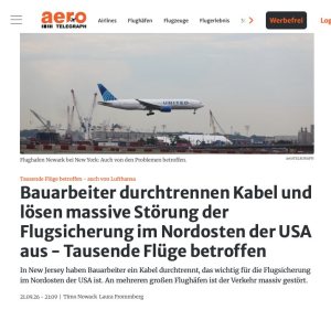 Kapitelbild: Ausfall von ATC Ostküste 21.09.2026